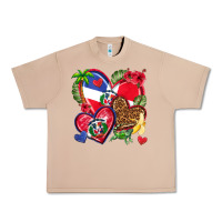 Burro dominican republic  hearts Urban Heavy Tee - texasbilliewilder