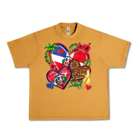 Peanut Butter dominican republic  hearts Urban Heavy Tee - texasbilliewilder
