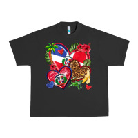 Pigment Black dominican republic  hearts Urban Heavy Tee - texasbilliewilder