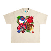 Sandshell dominican republic  hearts Urban Heavy Tee - texasbilliewilder