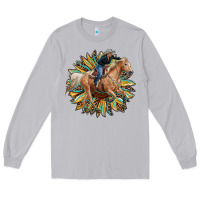 Moon Dust sunflower rodeo Long Sleeve Tee - RanaPortraitStore