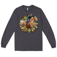 Smoke sunflower rodeo Long Sleeve Tee - RanaPortraitStore