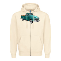 Sandshell western truck 34 view Zipper Hoodie - FaDigitalArtStudio