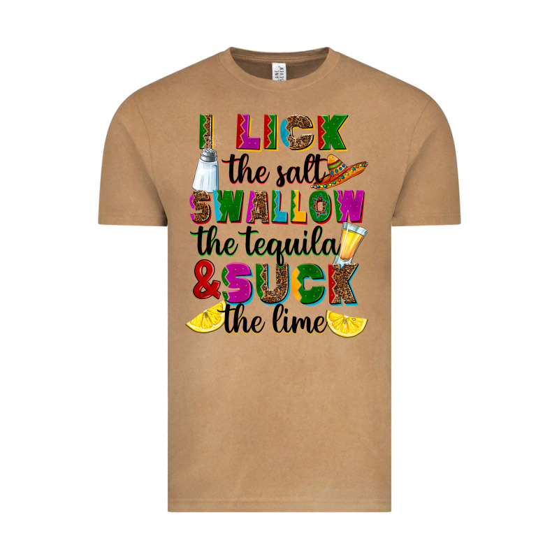 I Lick The Salt Swallow The Tequila Vintage Tee by RanaPortraitStore | Teevron