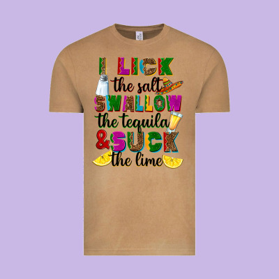 Vintage Tee I lick the salt swallow the tequila
