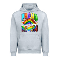 Heather Grey Western Proud Mom Urban Hoodie - BundleAndBundleShop