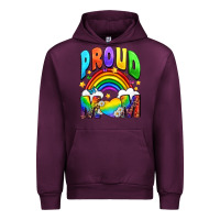 Mauve Wine Western Proud Mom Urban Hoodie - BundleAndBundleShop