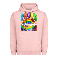 Pigment Salmon Western Proud Mom Urban Hoodie - BundleAndBundleShop