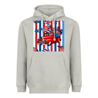 Moon Dust 4th of july seamless pattern truck Heavyweight Hoodie - BundleAndBundleShop