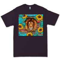 Plum western lion tumbler Premium Tee - Artiststas