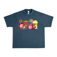 Midnight Navy boss lady coffee cups with money Urban Heavy Tee - texasbilliewilder