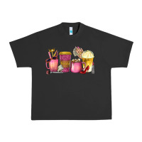 Pigment Black boss lady coffee cups with money Urban Heavy Tee - texasbilliewilder