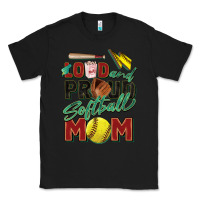 Black loud and proud softball mom Classic Tee - Zillion Design Studio