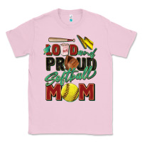 Bubblegum Pink loud and proud softball mom Classic Tee - Zillion Design Studio