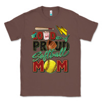 Chestnut loud and proud softball mom Classic Tee - Zillion Design Studio