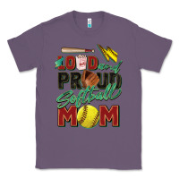 Lavender loud and proud softball mom Classic Tee - Zillion Design Studio