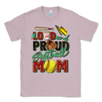 Lilac loud and proud softball mom Classic Tee - Zillion Design Studio