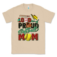 Mushroom loud and proud softball mom Classic Tee - Zillion Design Studio