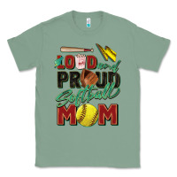 Sage loud and proud softball mom Classic Tee - Zillion Design Studio