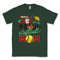 Sports Green loud and proud softball mom Classic Tee - Zillion Design Studio