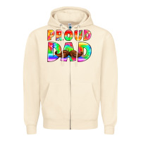 Sandshell proud dad Zipper Hoodie - HRA Design Shop