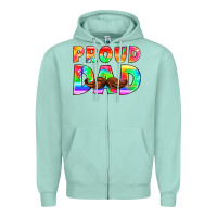 Seafoam proud dad Zipper Hoodie - HRA Design Shop