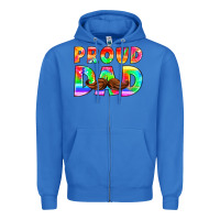 True Royal proud dad Zipper Hoodie - HRA Design Shop