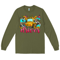 Army Green bus driver Long Sleeve Tee - Zillion Design Studio