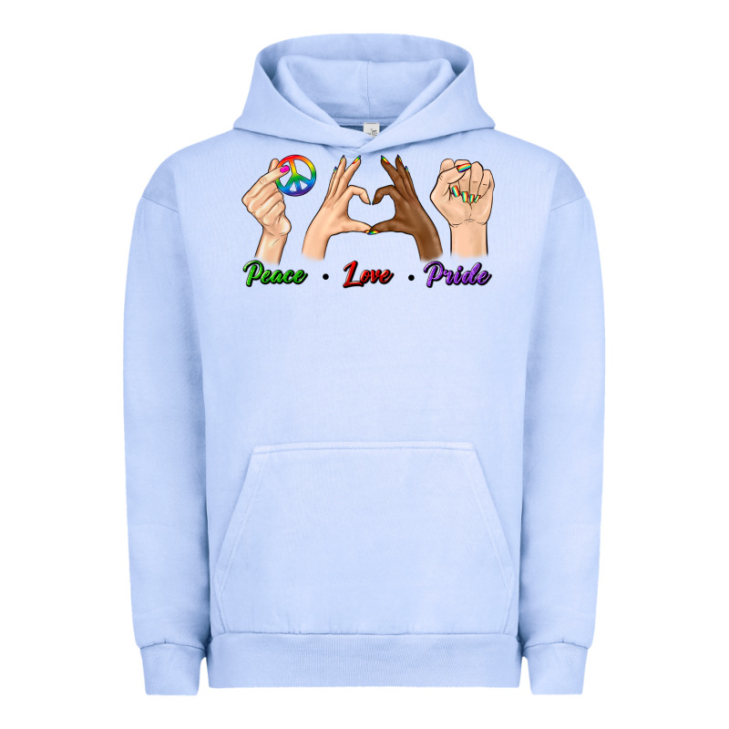Peace Love Pride Urban Hoodie by BundleAndBundleShop | Teevron
