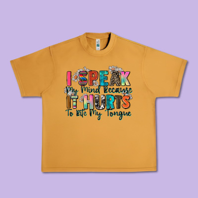 Urban Heavy Tee i speak my mind because it hurts to bite my tongue