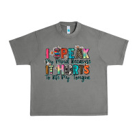 Tornado i speak my mind because it hurts to bite my tongue Urban Heavy Tee - Zillion Design Studio