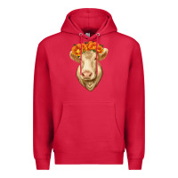 Cardinal Charolais Cow Premium Hoodie - RanaPortraitStore