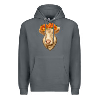 Rock Charolais Cow Premium Hoodie - RanaPortraitStore