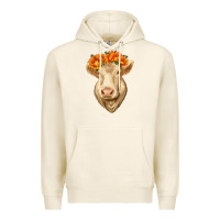 Tofu Charolais Cow Premium Hoodie - RanaPortraitStore