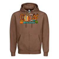 Chestnut cozy season Zipper Hoodie - RacoonDesign