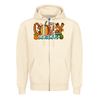 Sandshell cozy season Zipper Hoodie - RacoonDesign