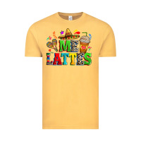 Vintage Mustard Me lattes Vintage Tee - RanaPortraitStore