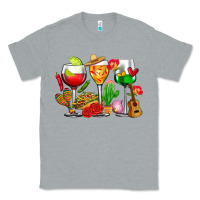 Heather Grey mexico wine glasses cups Classic Tee - CTS Tumbler Store