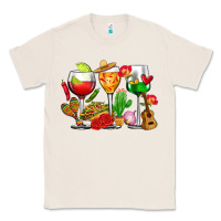 Natural mexico wine glasses cups Classic Tee - CTS Tumbler Store