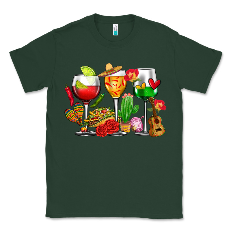 Mexico Wine Glasses Cups Classic Tee by CTS Tumbler Store | Teevron