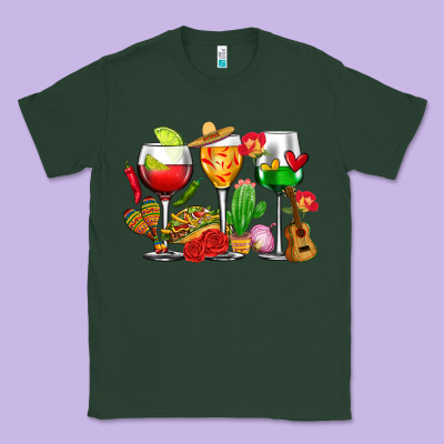 Mexico Wine Glasses Cups Classic Tee Designed By Cts Tumbler Store