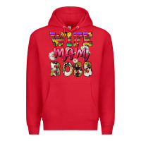 Red wife mom boss daisy Premium Hoodie - NancyCooperArtShop