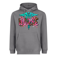 Storm floral nurse Heavyweight Hoodie - AdoDesignShop