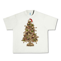 Pistachio Skeleton Christmas Tree Urban Heavy Tee - RanaPortraitStore