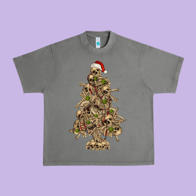 Urban Heavy Tee Skeleton Christmas Tree