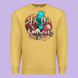 Tis The Season Football Helmet Premium Sweatshirt Designed By Adodesignshop