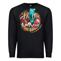 Black tis the season football helmet Premium Sweatshirt - AdoDesignShop