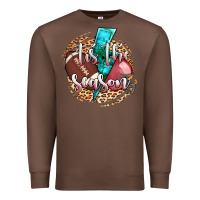 Chestnut tis the season football helmet Premium Sweatshirt - AdoDesignShop