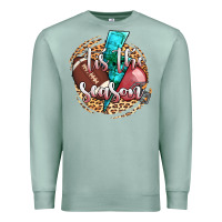 Seafoam tis the season football helmet Premium Sweatshirt - AdoDesignShop