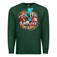 Sports Green tis the season football helmet Premium Sweatshirt - AdoDesignShop